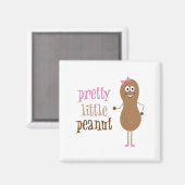 Hübscher kleiner Erdnuss Magnet (Vorderseite/Rückseite)