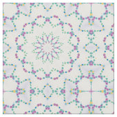 Hübscher kleiner Garten Stoff (Nahaufnahme)