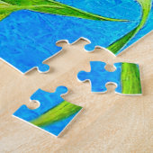 Hübscher kleiner Orchideenvogel Puzzle (Seite)