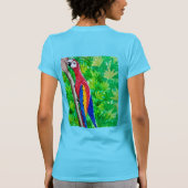 Hübscher kleiner Orchideenvogel T-Shirt (Rückseite)