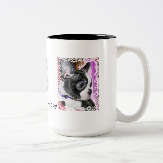 "Hübscher kleiner Welpen-" Tasse (Rechts)