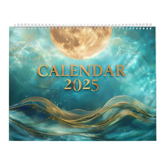 hübscher Kosmischer und Erdgeschoss-Kalender 2025 Kalender (Titelbild)