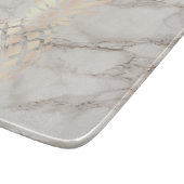 Hübscher Kükenkupfer-Rosengoldananasmarmor Schneidebrett (Ecke)