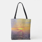 Hübscher künstlerischer gemalter tasche (Rückseite)