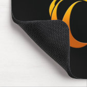 Hübscher Kürbis in Schatten des Herbstfalls Mousepad (Ecke)