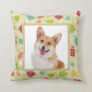 Hübscher lächelnder Corgi Kissen