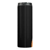 Hübscher Lady Cartoon Personalisiert Thermosbecher (Rückseite)