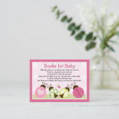 "Hübscher Ladybug mit Punkten" Buchanfragen Beilag Begleitkarte (Stehend Vorderseite)