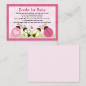 "Hübscher Ladybug mit Punkten" Buchanfragen Beilag Begleitkarte (Vorne/Hinten)