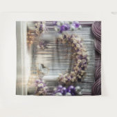 Hübscher Lavendel-Ballon Wandteppich (Vorderseite (Horizontal))