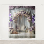 Hübscher Lavendel-Ballon Wandteppich (Vorderseite)