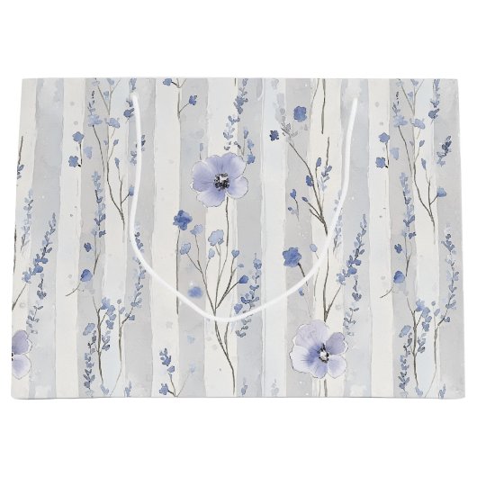 Hübscher Lavendel Brautparty Große Geschenktüte (Vorderseite)