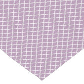 Hübscher Lavendel Lila Quatrefolie Mit Monogramm N Kurzer Tischläufer (Ecke)