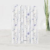 Hübscher Lavendel Lilac Karte (Rückseite)