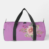 Hübscher Lavendel und rosa Bläschen Duffle Bag (Rückseite)