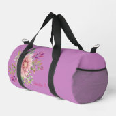 Hübscher Lavendel und rosa Bläschen Duffle Bag (Rechte Ecke)