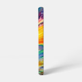 Hübscher, lebhafter Sonnenuntergang über dem Wasse Samsung Galaxy Hülle (Linke Seite)