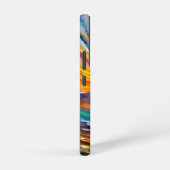 Hübscher, lebhafter Sonnenuntergang über dem Wasse Samsung Galaxy Hülle (Rechte Seite)