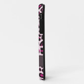 Hübscher Leopardendruck personalisiert Case-Mate iPhone Hülle (Hinten/Links)
