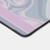 Hübscher Lila Abstrakter Name des Boho-Designs Schreibtischunterlage (Ecke)