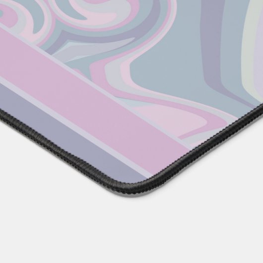 Hübscher Lila Abstrakter Name des Boho-Designs Schreibtischunterlage (Ecke)