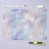 Hübscher Lila Blaustaub Pearl White Seidenpapier (Handwerk)