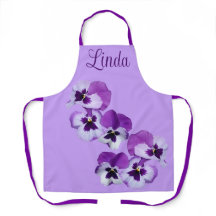 Hübscher lila Blumenbezug Linda niedlich