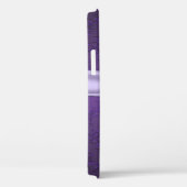 Hübscher Lila Damast Case-Mate iPhone Hülle (Rückseite / Rechts)