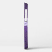 Hübscher Lila Damast Case-Mate iPhone Hülle (Rückseite / Links)