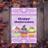 Hübscher Lila Feiertag Karte