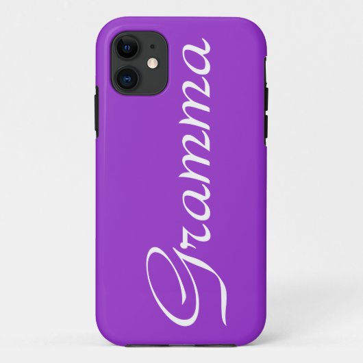 Hübscher lila Gramma-iPhone-Fall Case-Mate iPhone Hülle (Rückseite)