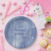 Hübscher Lila Kuchen Zuckerguss Geburtstag Pappteller (Party)