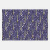 Hübscher Lila Lavendel Geschenkpapier Set (Vorderseite 2)