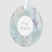 Hübscher Lila Lavendel Ornament (Vorderseite)