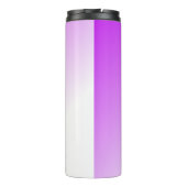 Hübscher Lila Lehrerfuchs Thermosbecher (Rückseite)