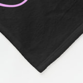 HÜBSCHER LILA PERSONALISIERTER GYMNASTICS BLANKET FLEECEDECKE (Ecke)