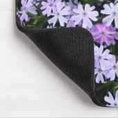 Hübscher lila Phlox Mousepad (Ecke)