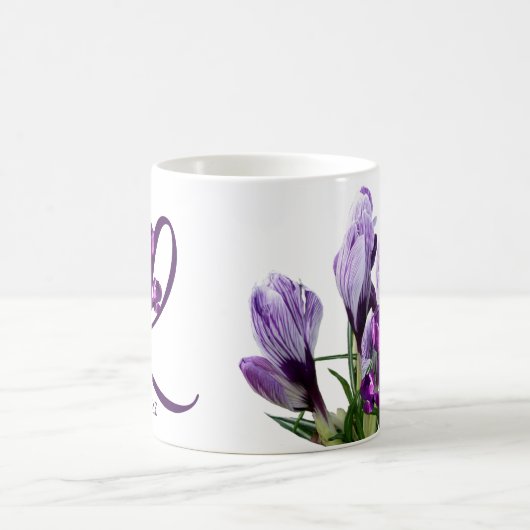 Hübscher, lila Schleim Kaffeetasse (Mittel)