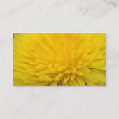 Hübscher Löwenzahn Visitenkarte (Rückseite)