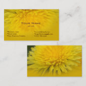 Hübscher Löwenzahn Visitenkarte (Vorne/Hinten)