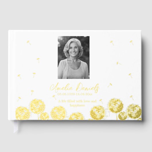 Hübscher Lüster im Memory-Foto Gästebuch (Vorderseite)