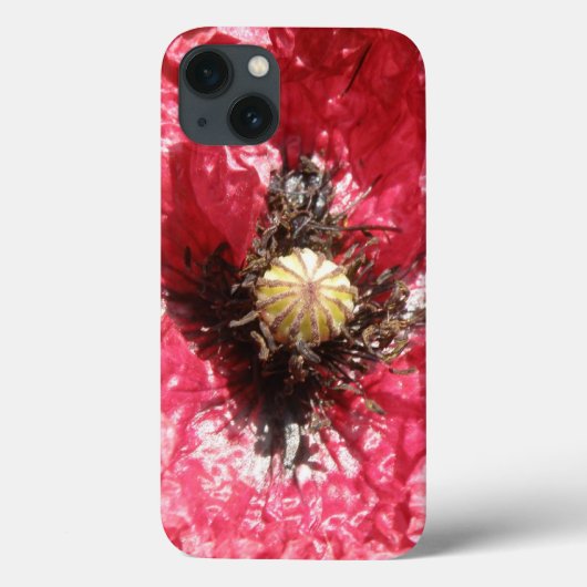 Hübscher Macro iPad-Fall für Red Poppy Blume Case-Mate iPhone Hülle (Rückseite)
