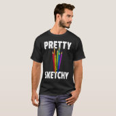 Hübscher Maler-Lehrer T-Shirt (Vorne ganz)