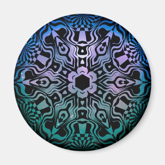 Hübscher Mandala-Magnet Magnet (Vorne)