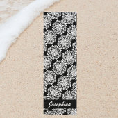 Hübscher Mandala Pattern Schwarzer Individuelle Na Yogamatte