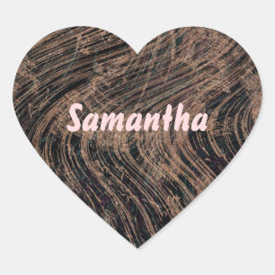 Hübscher Marmor Herz-Aufkleber