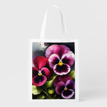 Hübscher Marondaek rote Stiefmütterchen Aquarellma