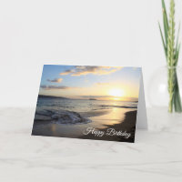 Hübscher Maui Beach Sunset Geburtstag