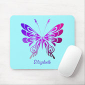 Hübscher mehrfarbiger Schmetterling Personalisiert Mousepad (Mit Mouse)