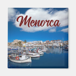 Hübscher Menorca Hafen von Ciutadella - Souvenir Magnet